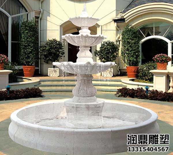别墅石雕喷泉水景(图1)