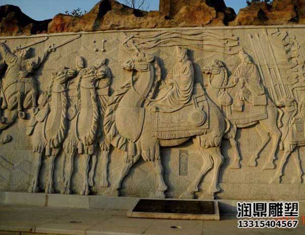 古代文化石材浮雕墙